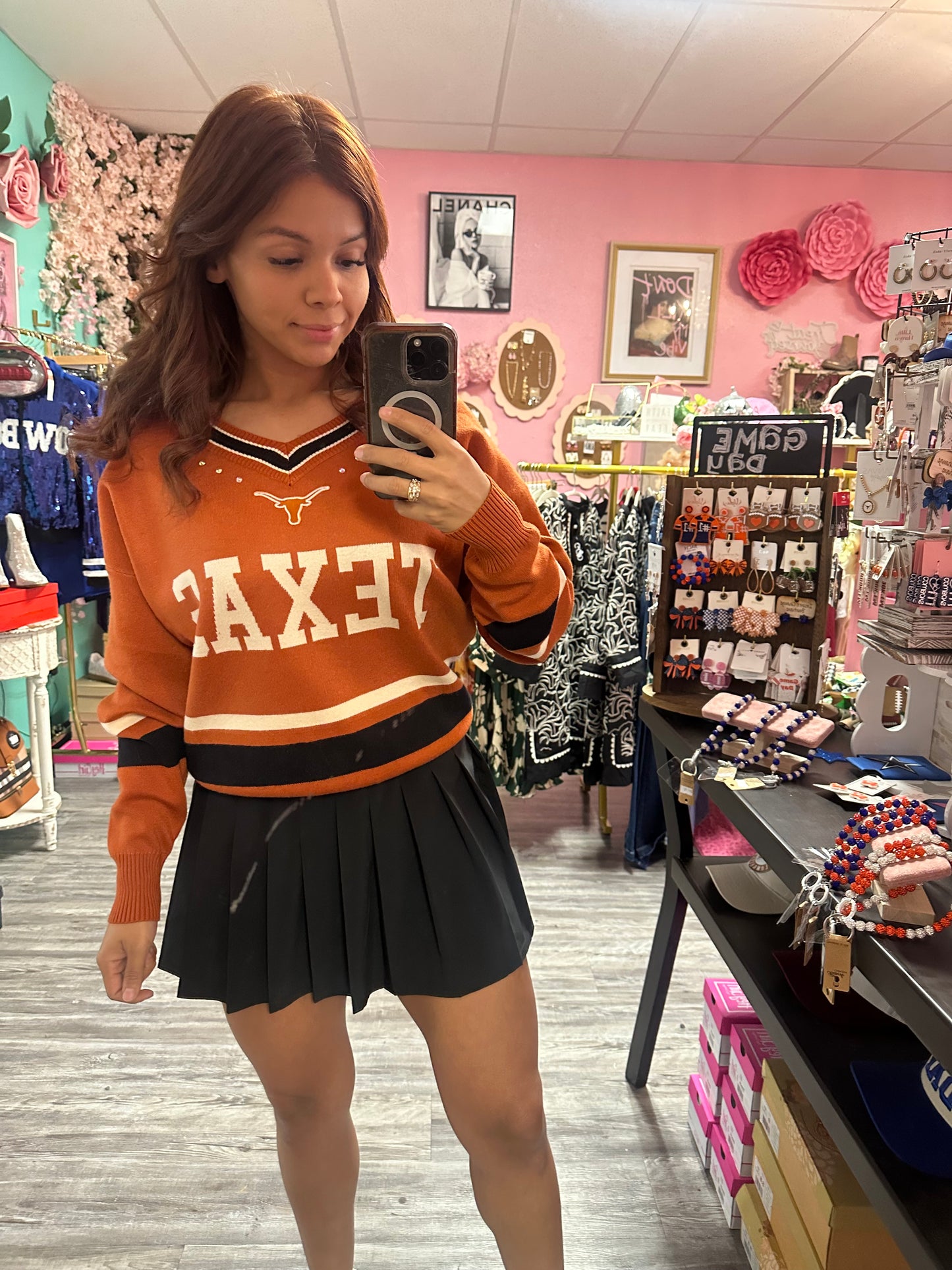 Longhorn sweater