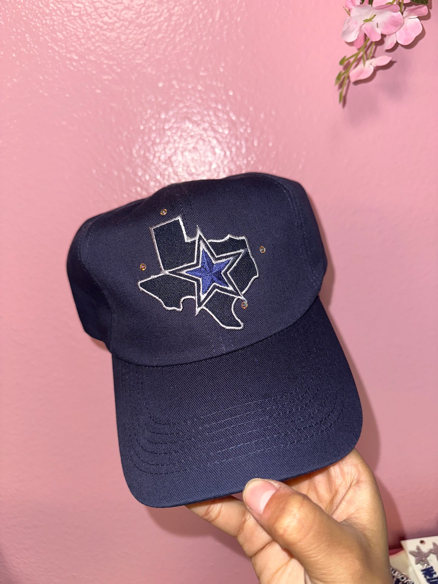 Texas blue & silver hat