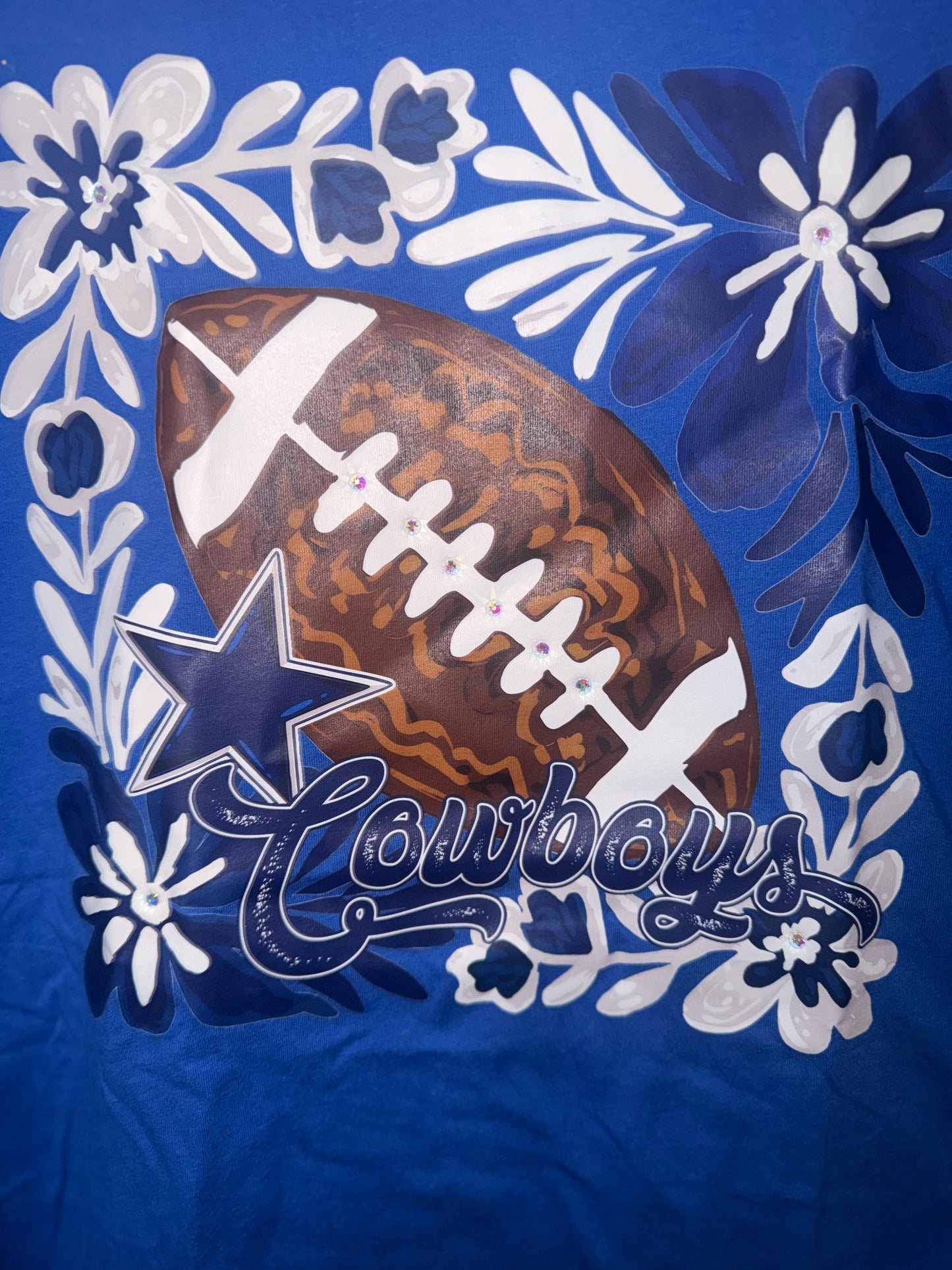 Cowboys floral tee