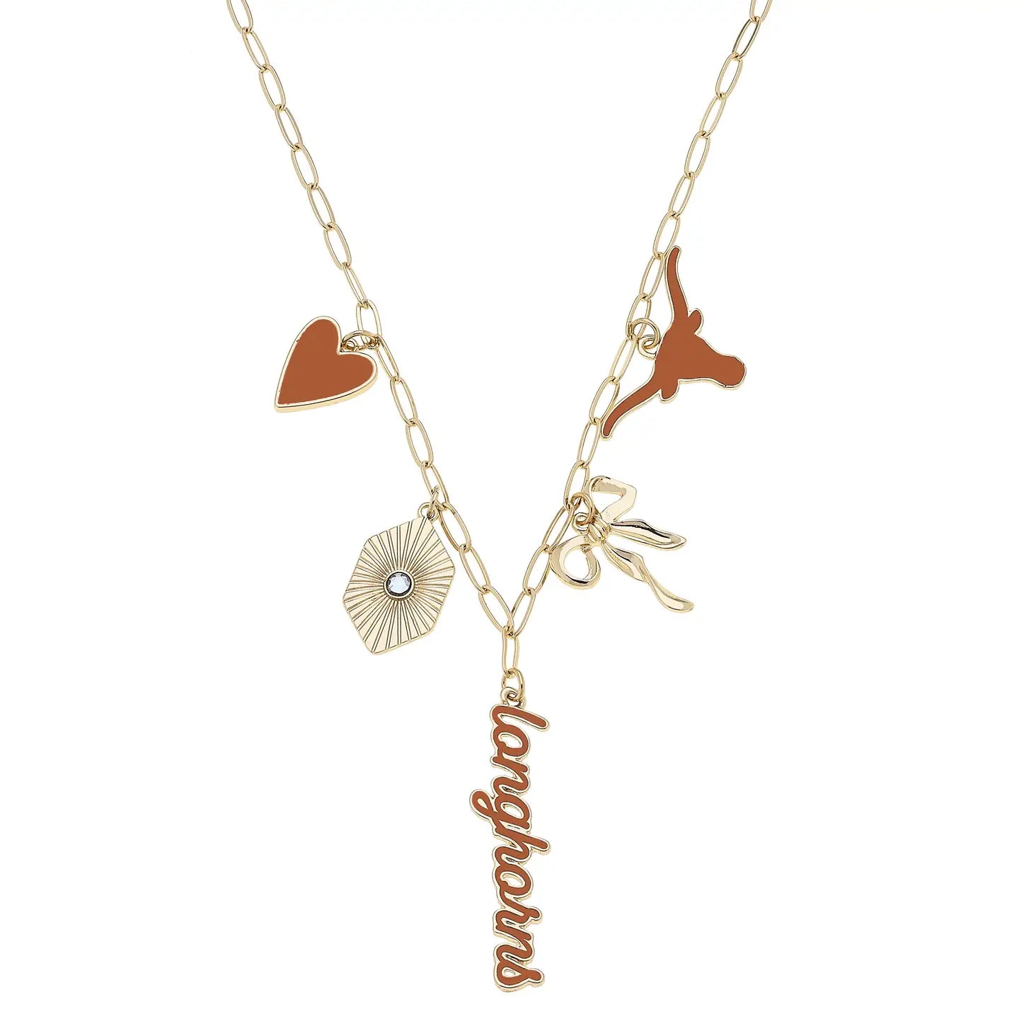 Longhorns Charm necklace