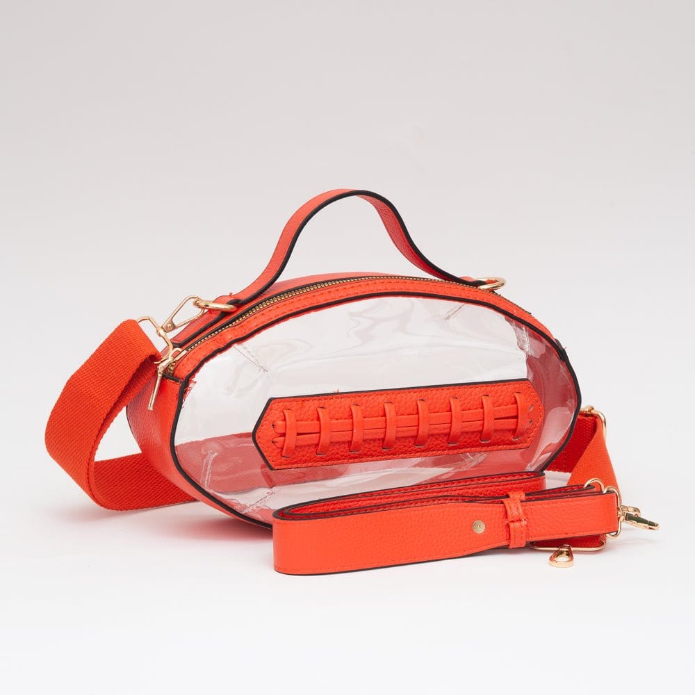 Orange football bag