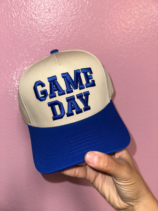 Game day blue hat