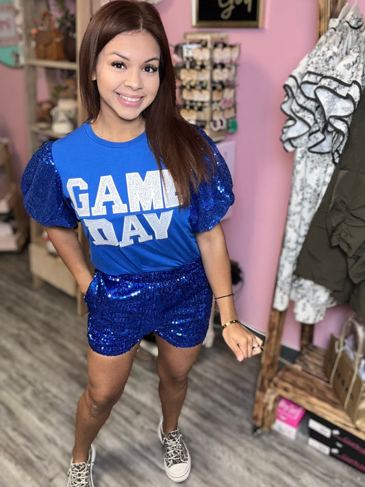 Game Day sequins top