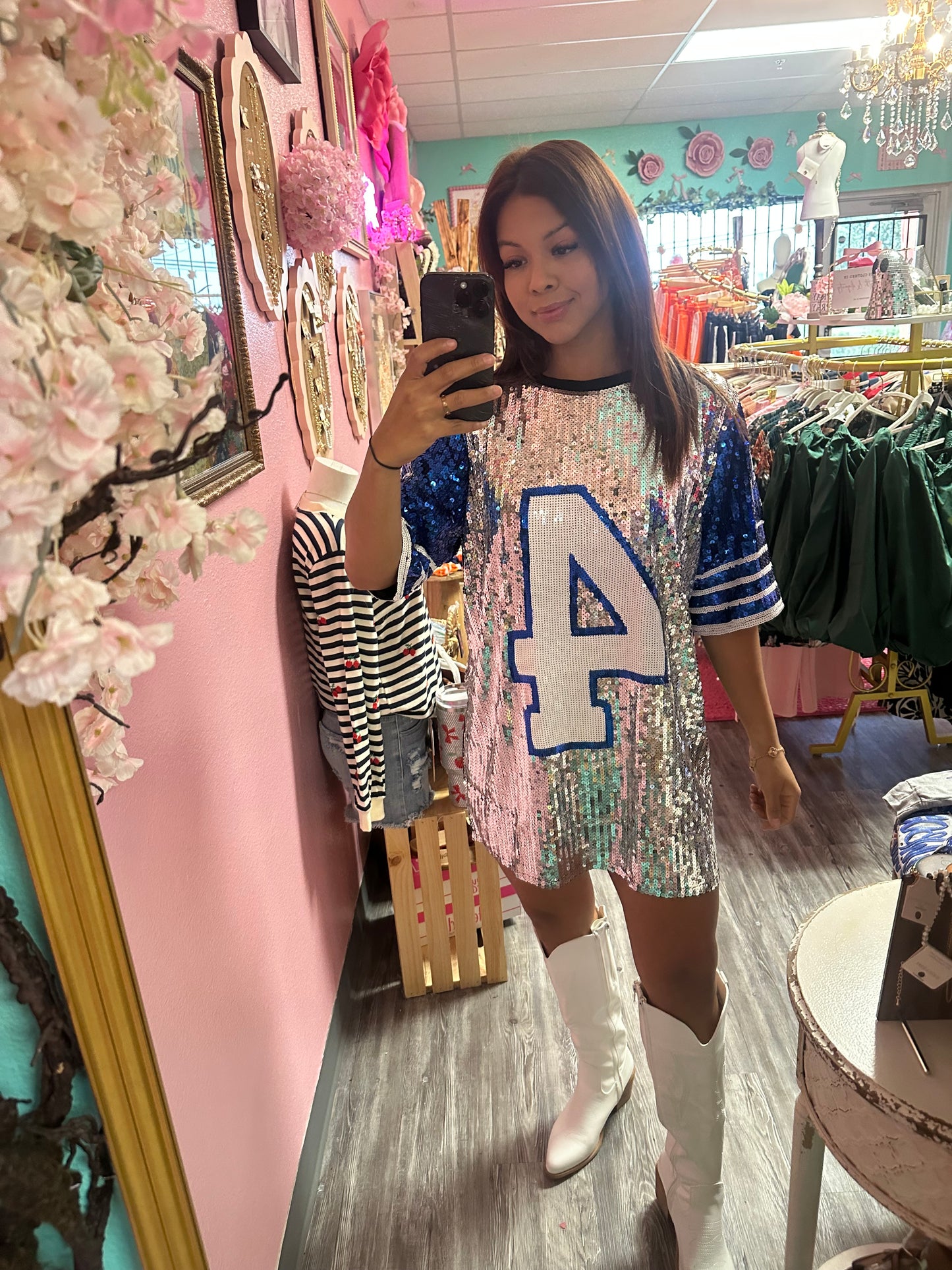 Dak attack sequin dress
