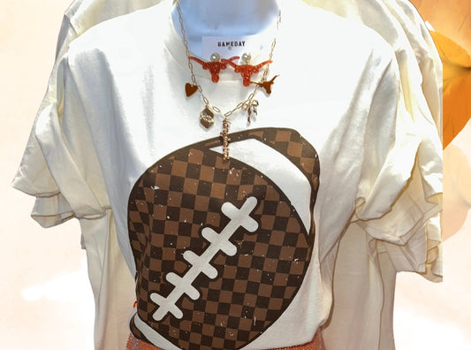 Football & touchdown Tee