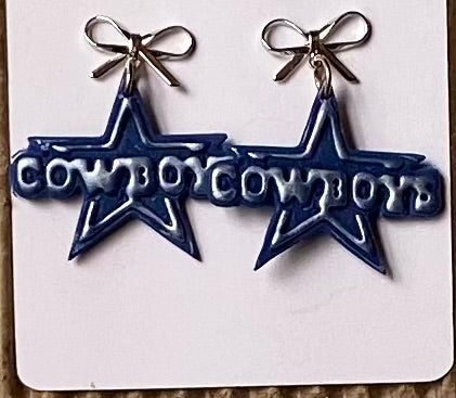 Star cowboy earring