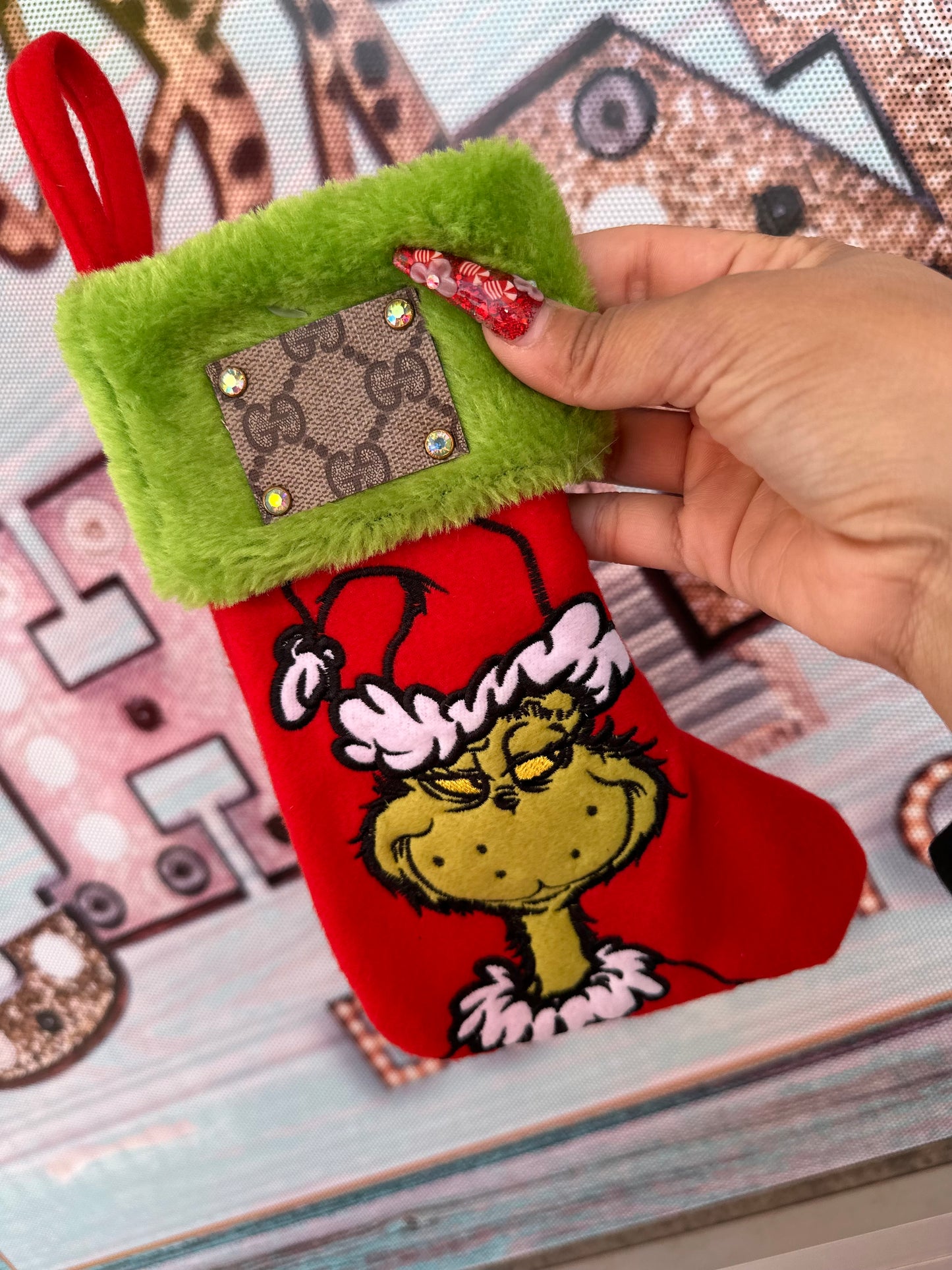 Gg grinch stocking