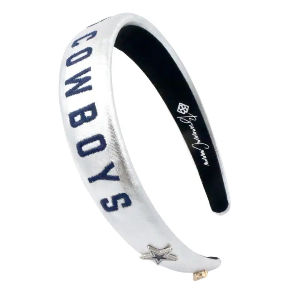 Cowboys Embroidered Headband
