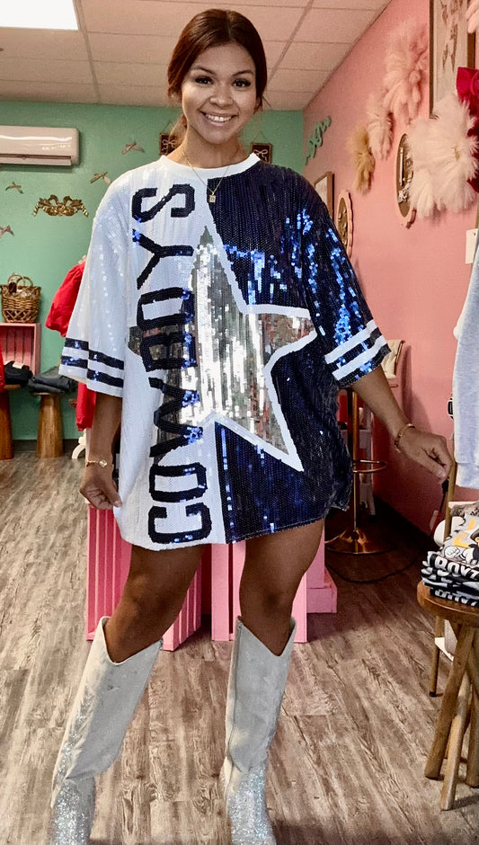Cowboys sequin Dress