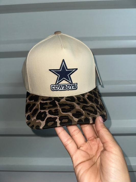 Cheetah & Football Cap