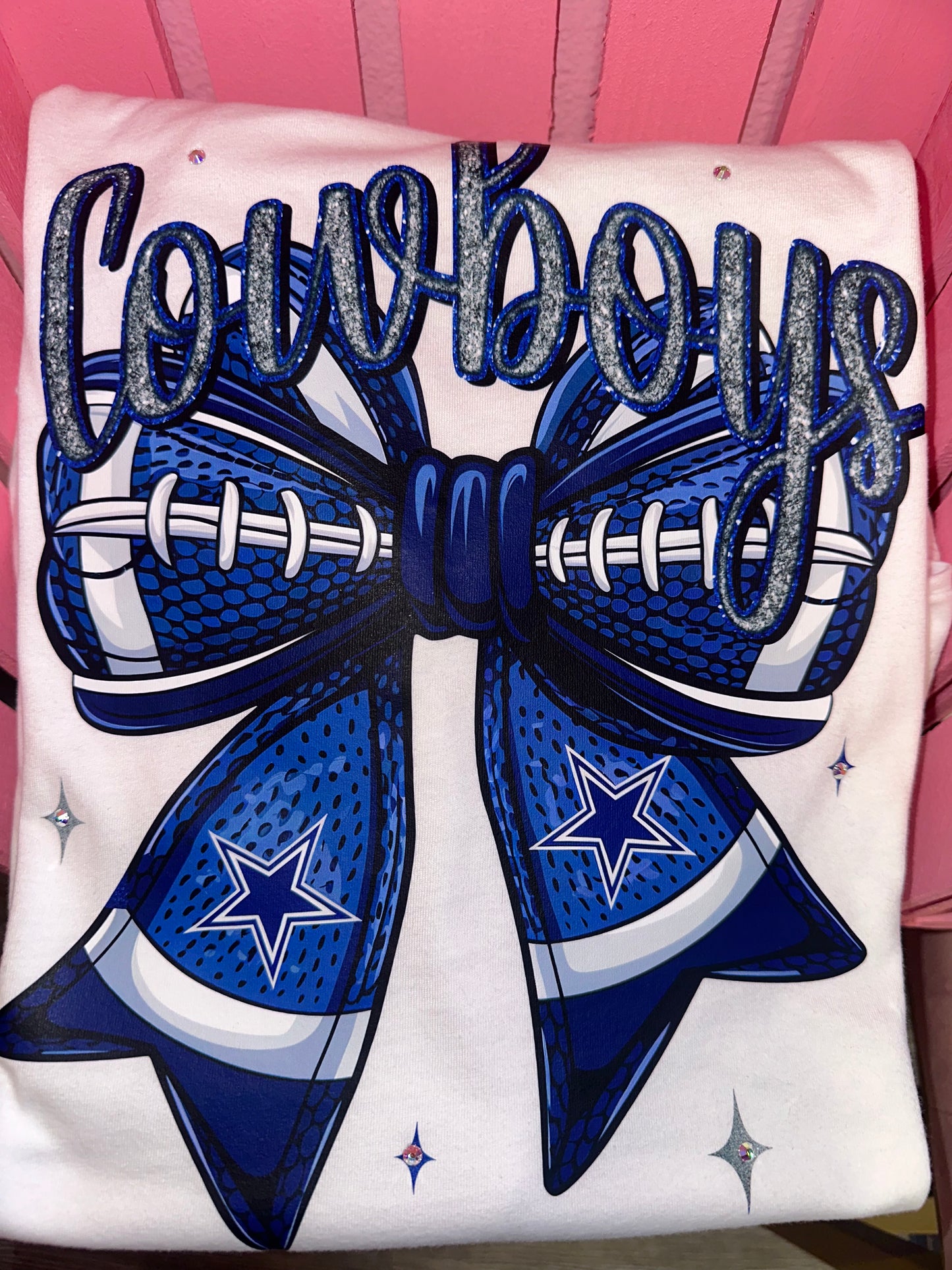 Cowboys bow tee