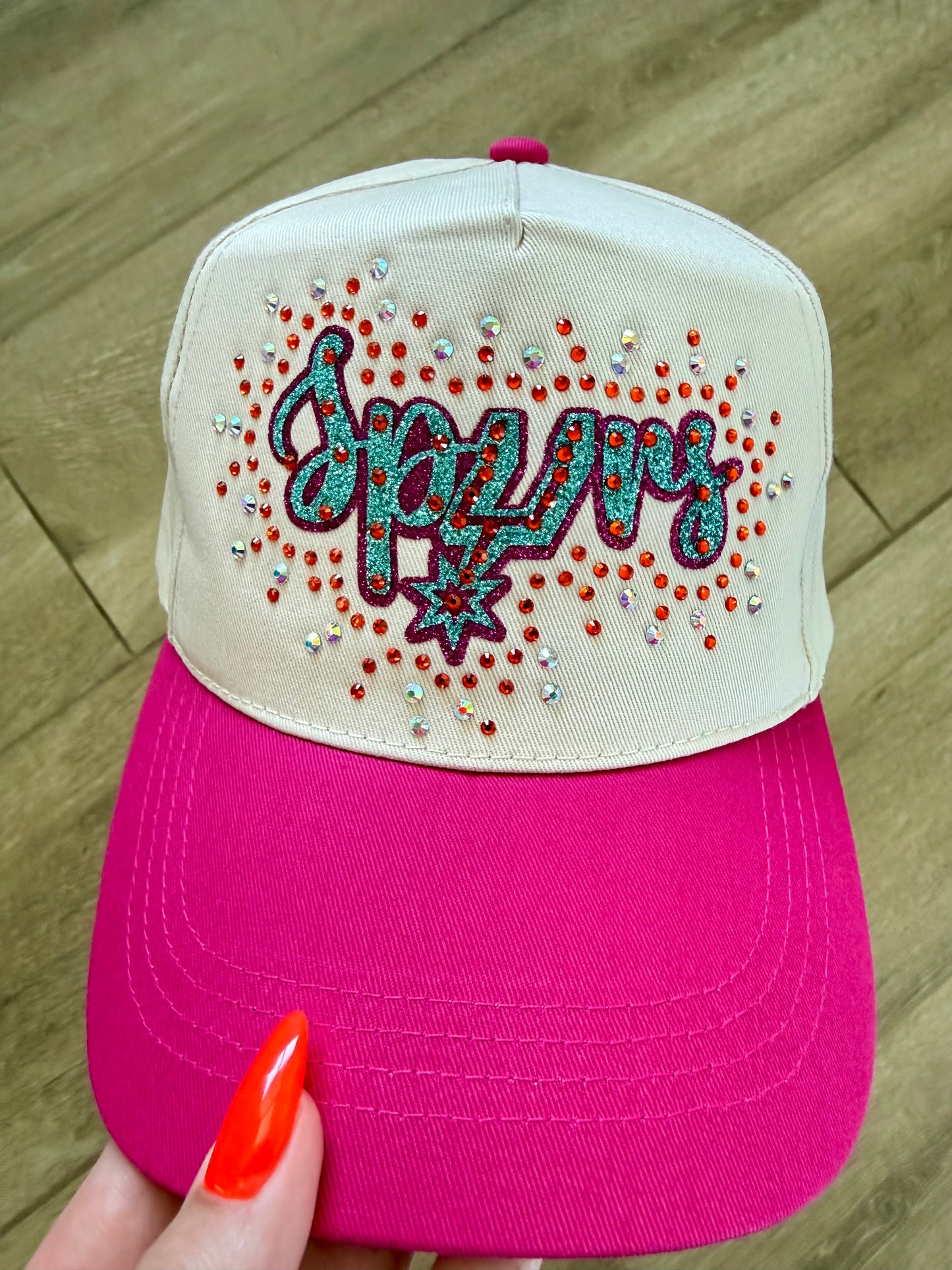 Pink Spur hat