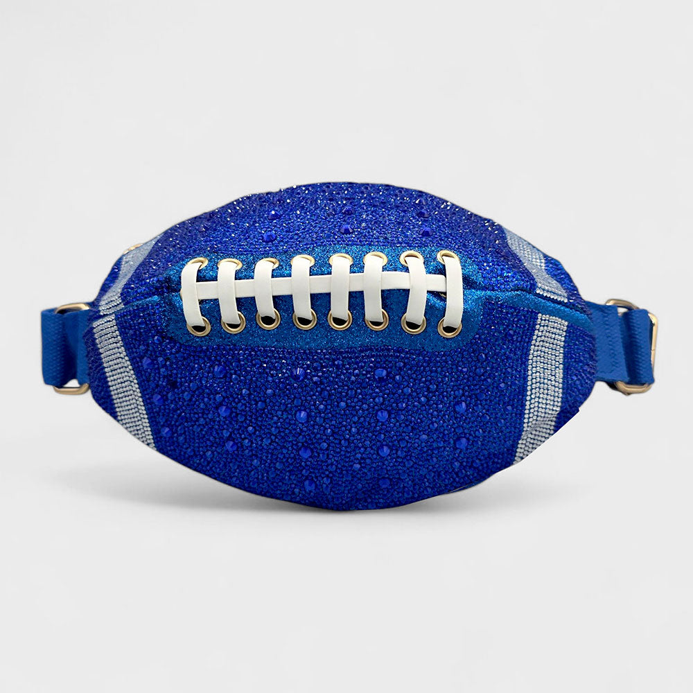 Football blue purse