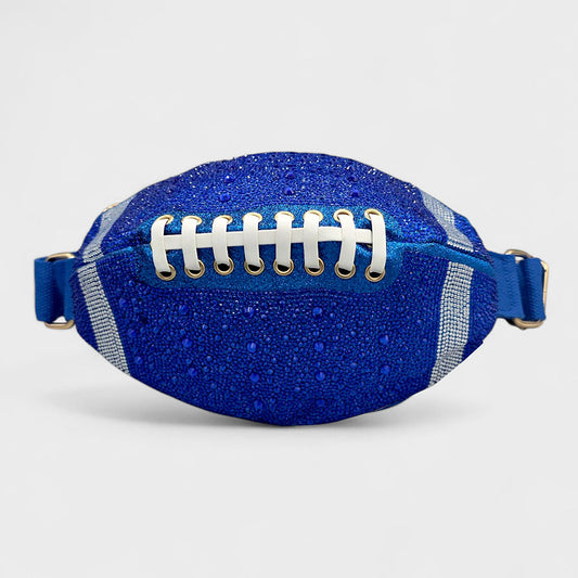 Football blue purse