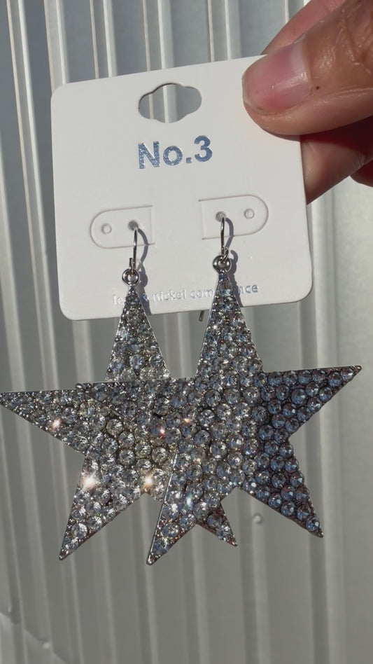 Star earrings